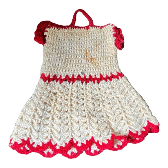 Vintage Hand Crocheted Pot Holder‎ - Picture 2 of 2